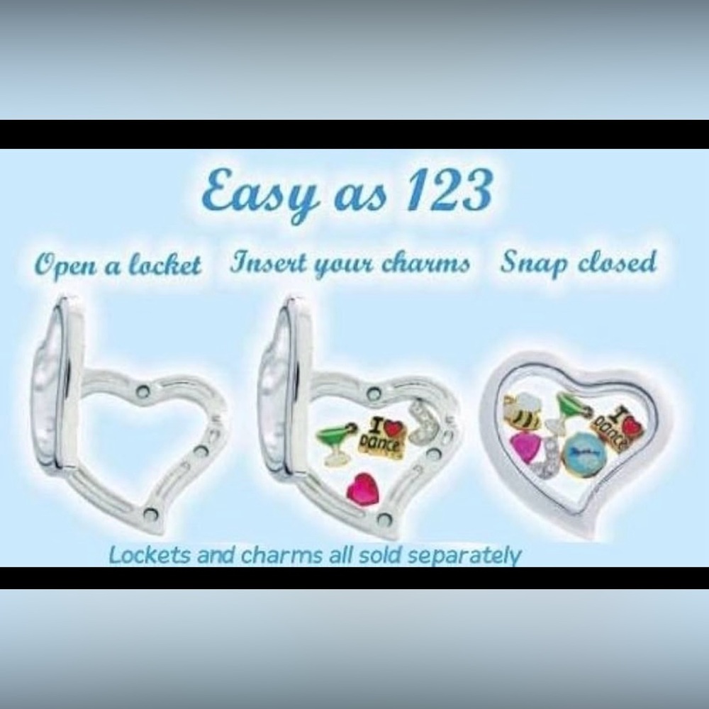 $1 Silver Grandpa Memorial Floating Charm~New~$1 WITH ANY $10 ORDER OR MORE - Picture 11 of 13